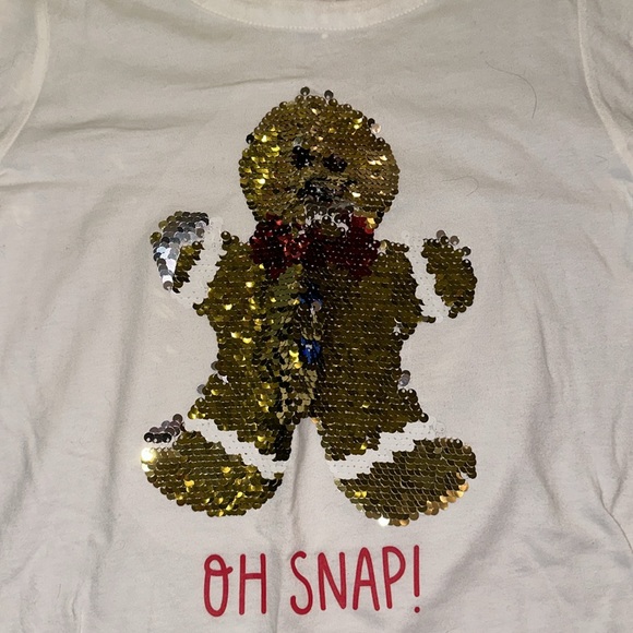 OH SNAP - Girls Gingerbread Top - Size 14 - NWT - Picture 4 of 5